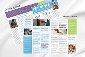 Canva Newsletter Template Pet Care