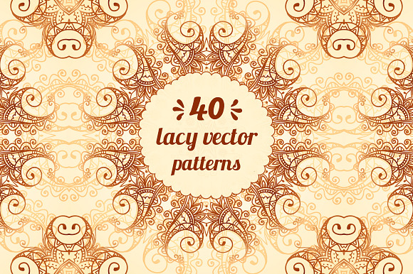 40 Wonderful Vintage Vector Patterns