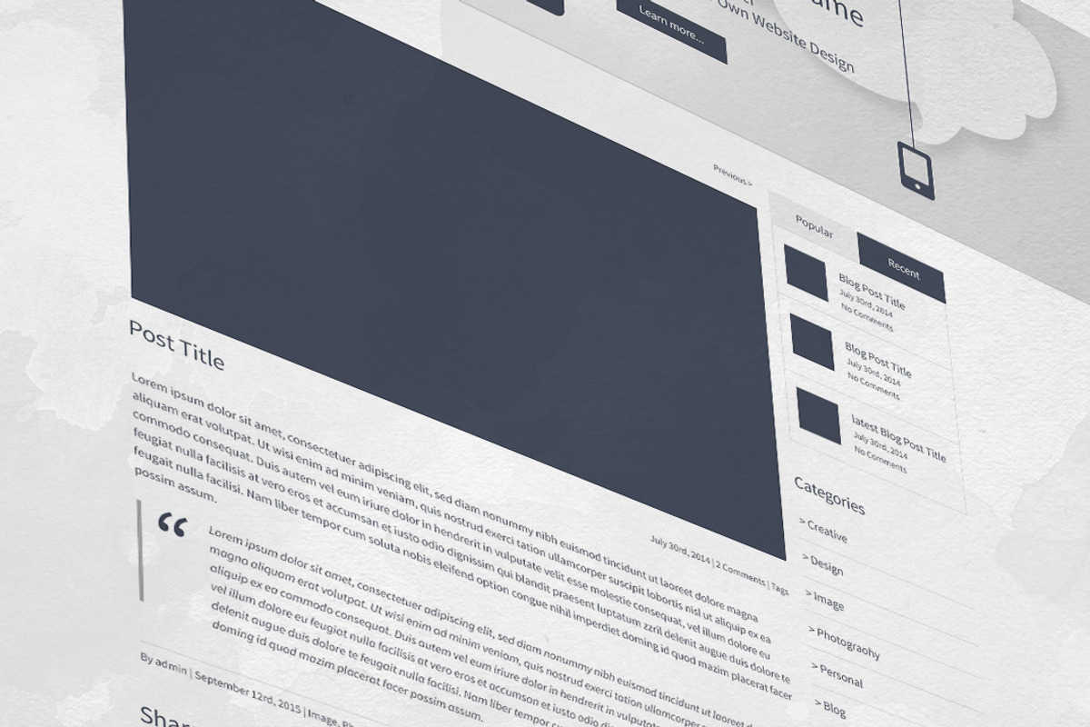 75 Layouts Webdesign Wireframe Kit, a Wireframe Template by DesignSomething (Photo 5 of 5)
