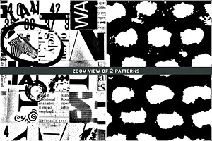 20 Black And White Seamless Patterns