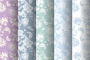 5 Patterns EPS, PNG + 1 transparent, a Pattern Graphic by Sunny_Lion (Thumbnail 2 of 7)