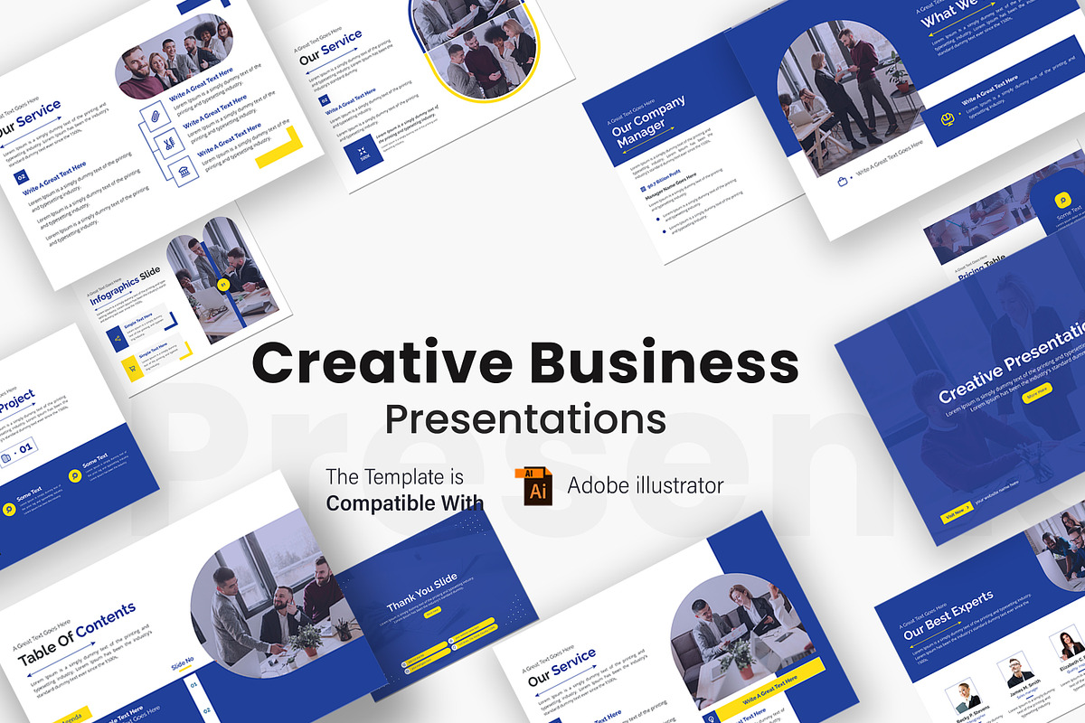 Corporate Marketing & Business Plan, a Presentation Template by creative-mint (Photo 1 of 10)