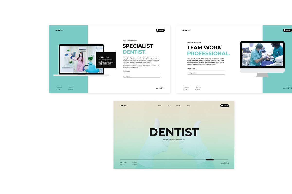 Dentist Presentation Template, a Presentation Template by Universitype (Photo 8 of 9)