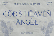 Amstir Rough, a Serif Font by Craft Supply Co. (Thumbnail 7 of 8)
