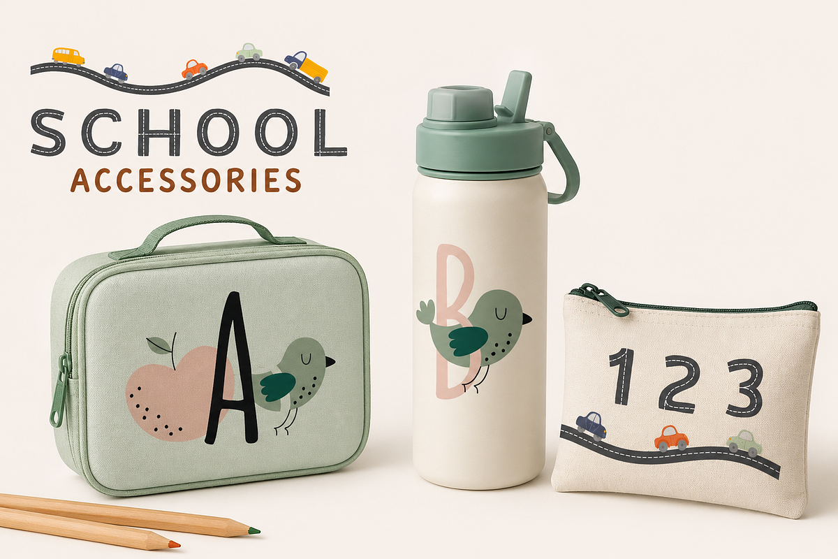 School Stationery Illustrations, an Education Illustration by Anna Studio (Photo 2 of 11)