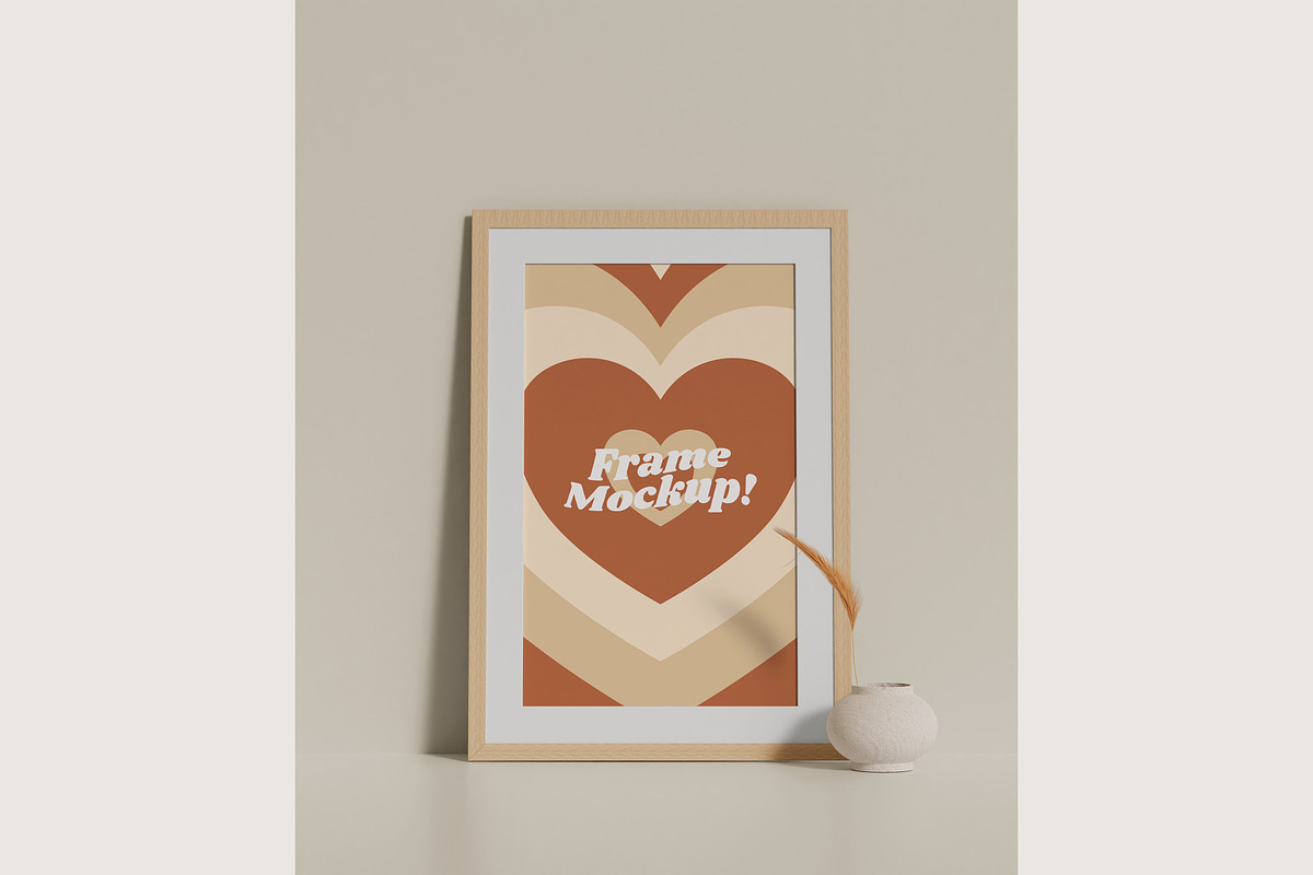 Aesthetic frame mockup, a Product Mockup by mockupocka (Photo 3 of 14)