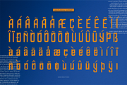 Dlar Sky | Tech Condensed Font, a Sans Serif Font by Denustudios (Thumbnail 11 of 12)