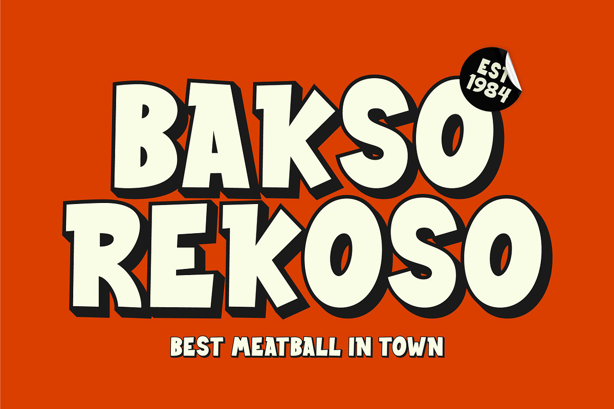 Dumbo - Bold Display Font, a Sans Serif Font by GroovyFontCo (Photo 3 of 9)