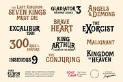 Kliwon Scary Font, a Serif Font by Fontcamp Type Foundry (Thumbnail 12 of 13)