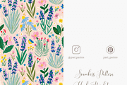 Lavender Floral Seamless Pattern PNG, a Pattern Graphic by Pati Charm Studio (Thumbnail 5 of 6)