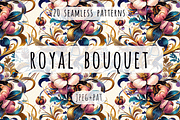 Royal Bouquet - Floral Patterns, a Pattern Graphic by Art Sproot (Thumbnail 2 of 12)