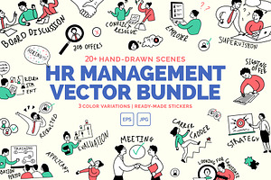 HR Management Situations Concept