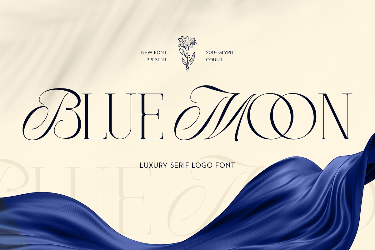 BlueMoon - Luxury Font, a Serif Font by Umitype (Photo 7 of 10)