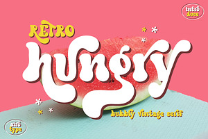 Retro Hungry - Bold Vintage Font