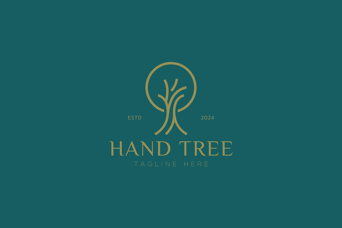 Hand Tree Logo Success Genesis, a Branding & Logo Template by Signatoro (Photo 1 of 2)