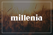Millenia - Serif Font, a Serif Font by CorgiAstronaut (Thumbnail 1 of 8)