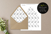 Printable Envelope Liner, Sophie, an Invitation Template by Alice Bluefox (Thumbnail 2 of 6)