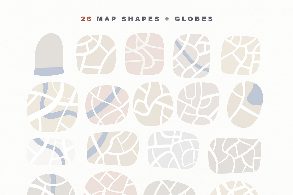 Scandi Christmas: map & card creator, a Decorative Illustration by Olia (Photo 8 of 19)