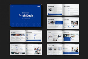 Digital Pitch Deck Landscape