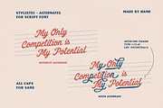 Rustic Graytone - Vintage Font Duo, a Script Font by Bale Type (Thumbnail 8 of 10)
