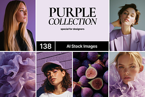 138 Purple Fashion Stock Images, a Beauty & Fashion Photo by Welovegraphics