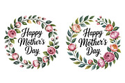Floral wreaths celebrate Mother'sDay, a Decorative Illustration by himelgfx (Thumbnail 4 of 5)