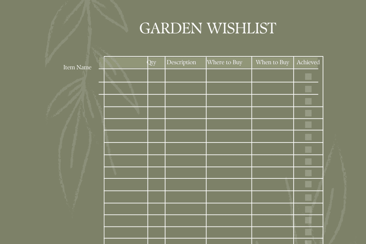 PLR/MRR Garden Planner, a Stationery Template by Brand Your Biz Co. (Photo 8 of 8)