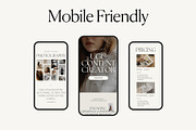 UGC Creator Website Template Canva, a Websites & App Template by The Soft Voice (Thumbnail 6 of 7)