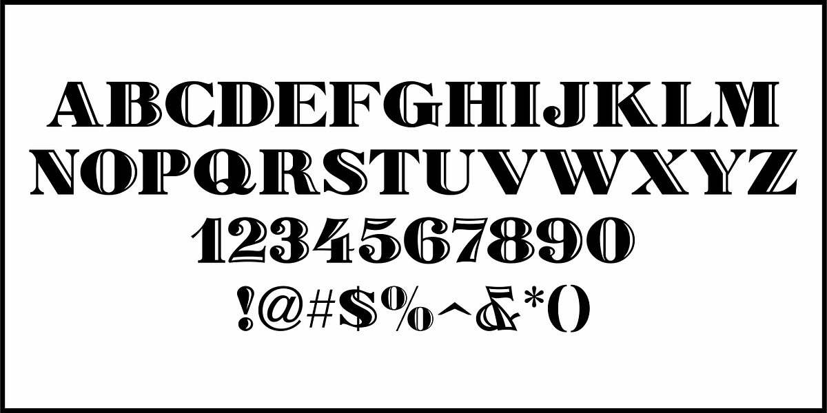 Display Engraved JNL, a Serif Font by Jeff Levine Fonts (Photo 3 of 5)