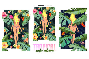 Tropical Summer Poster