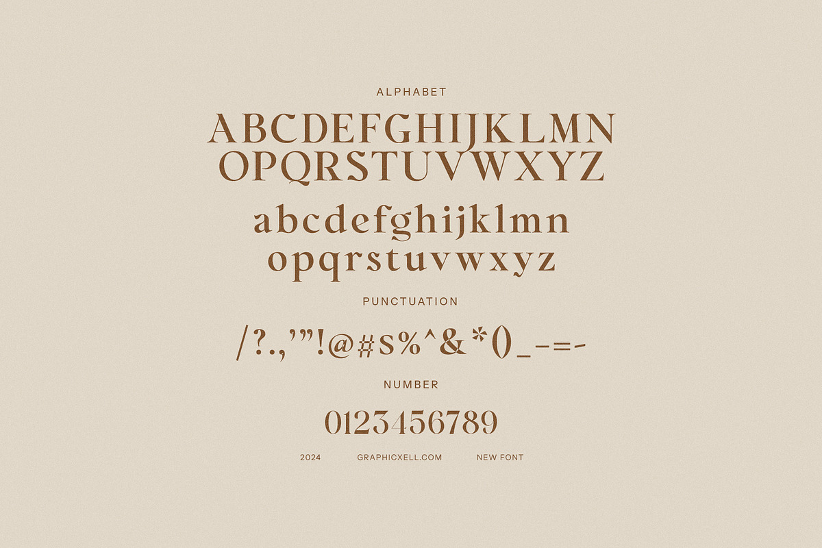 Cagier - Elegant Display Font, a Serif Font by Graphicxell (Photo 8 of 8)