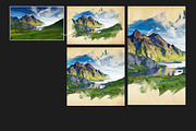 Vibrant Watercolor Effect for Ps, a Brushes & More by ShinyPixel (Thumbnail 5 of 19)