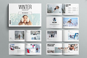 Winter Fashion Lookbook Landscape, a Magazine Template by E-Type (Thumbnail 1 of 7)