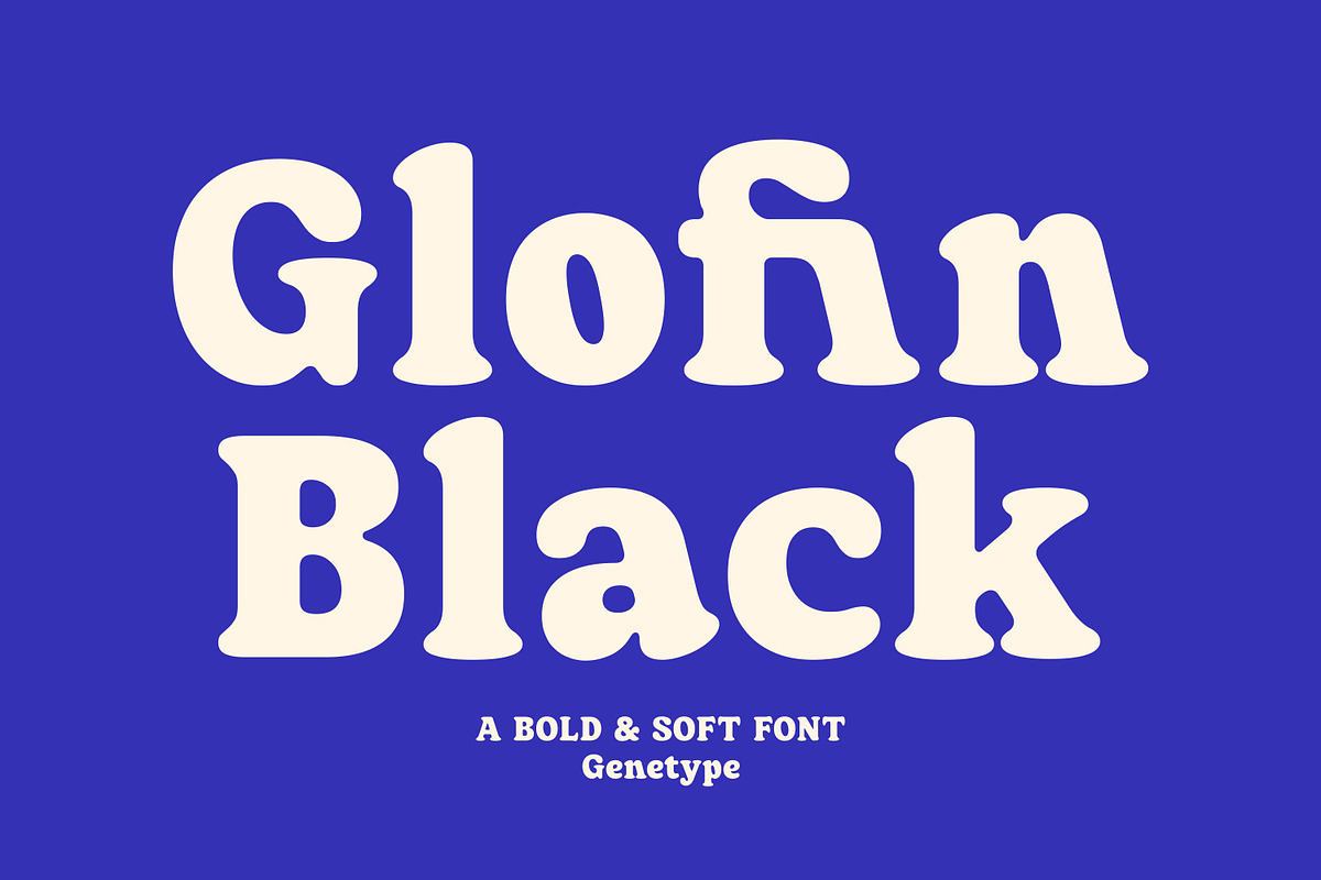 Glofin Black Font, a Serif Font by Genetype (Photo 1 of 8)