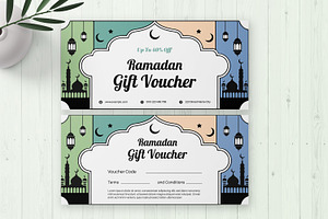 Ramadan Gift Voucher, a Card Template by MightyDesign