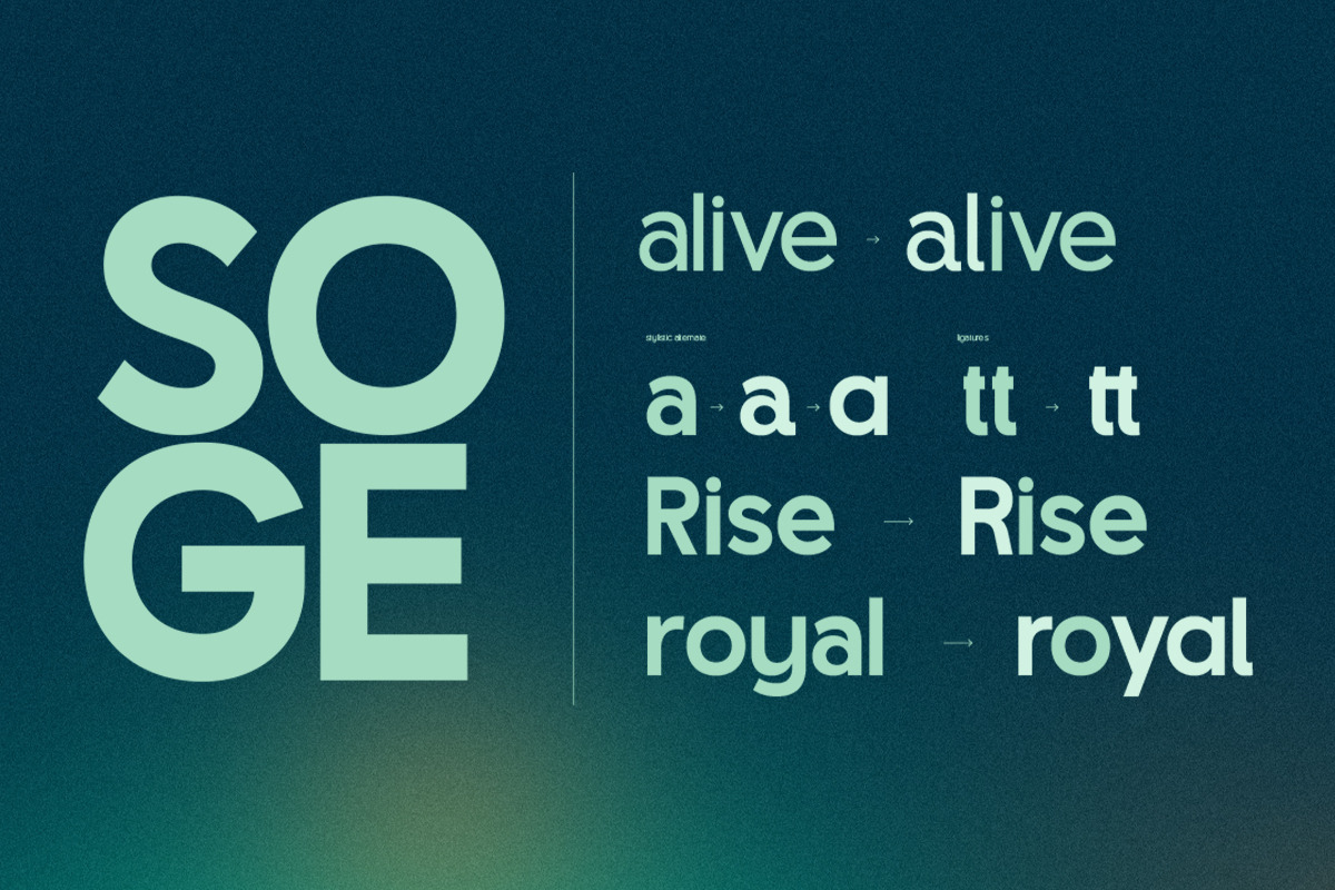 OV Soge - Sans Serif Family, a Sans Serif Font by OV Type (Photo 2 of 11)