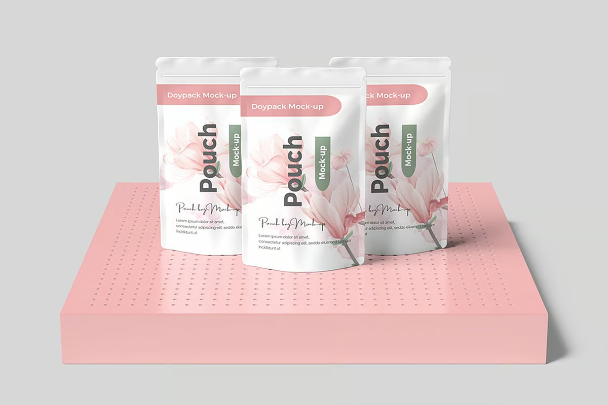 Pouch Mockup, a Packaging Mockup by Se٧enStudio (Photo 2 of 5)