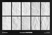 Crumpled Paper Textures, a Texture Graphic by Bitstate Design (Thumbnail 2 of 4)