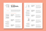 Minimal Resume Template, a Resume Template by ContestDesign (Thumbnail 3 of 4)
