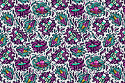 Space Aliens, a Pattern Graphic by Apolinarias Art (Thumbnail 3 of 5)