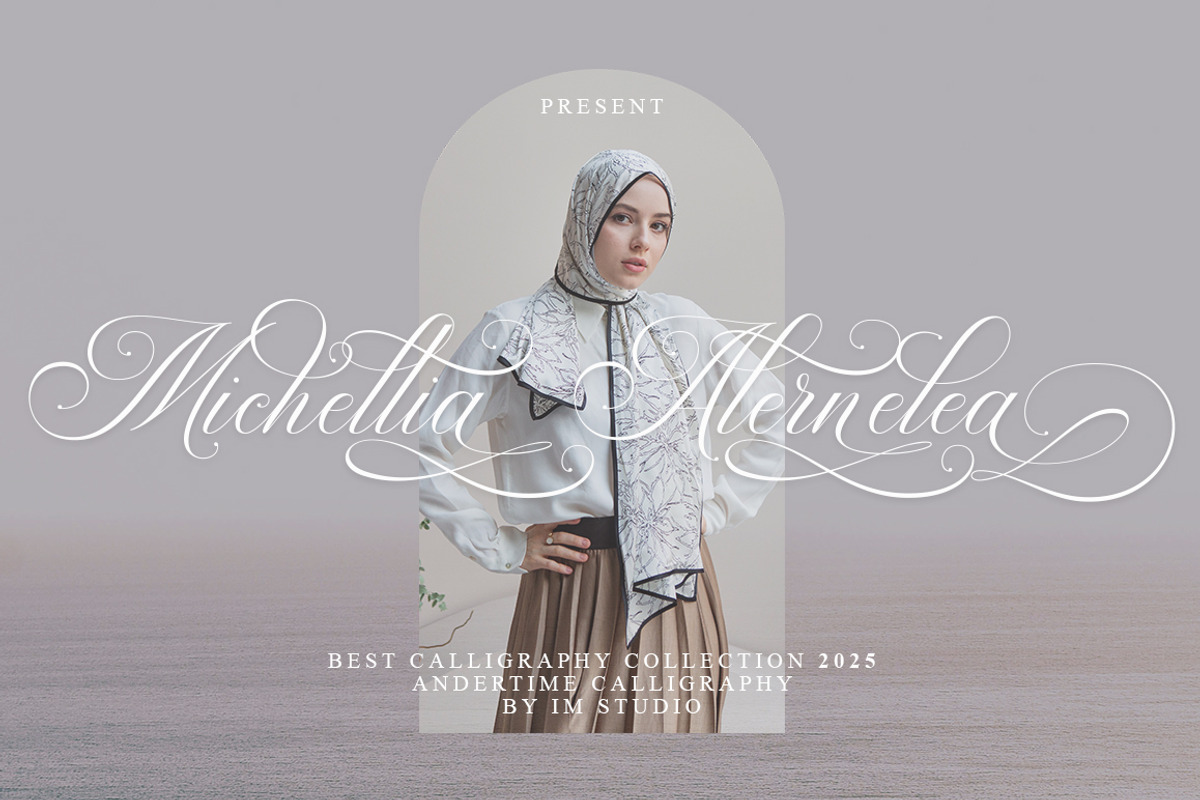 Andertime Calligraphy, a Script Font by IM Studio (Photo 5 of 10)