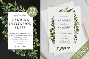 Sunny forest – wedding invitations