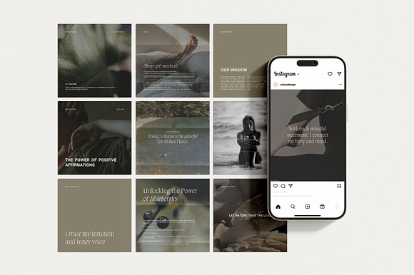 160 Wellness Social Media Templates preview 7