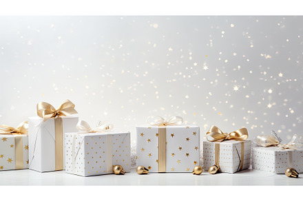 festive holiday gift background, a Holiday Photo by pikepicture