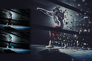 3D Polygon Shatter Photoshop Action, an Action Add-On by MockupSpace (Thumbnail 3 of 7)