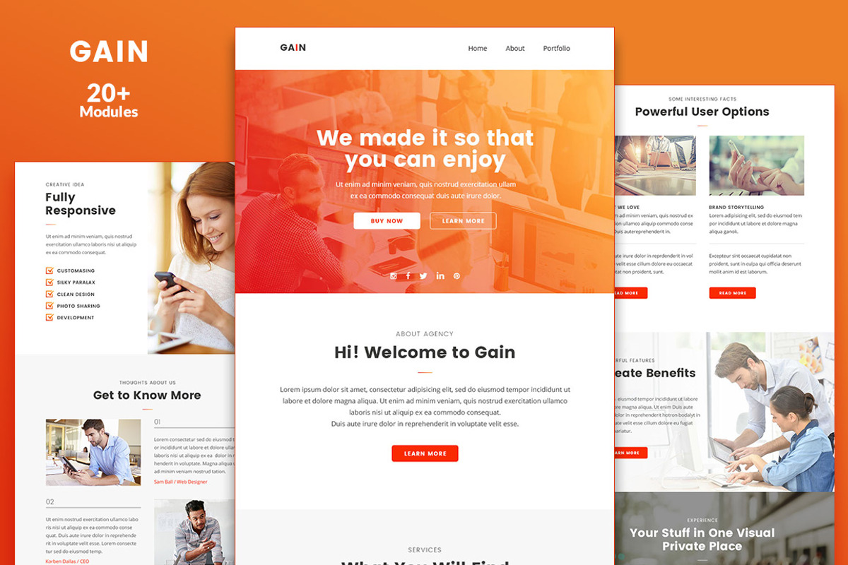 BigPack 3 Email-Template Bundle, an Email Template by WEB4PRO (Photo 2 of 11)