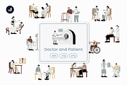 Doctor and Patient Illustration, an Object Graphic by Jump Studio (Thumbnail 1 of 4)