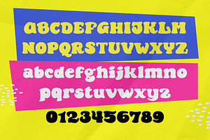 Nineties Vibes Font & Graphics