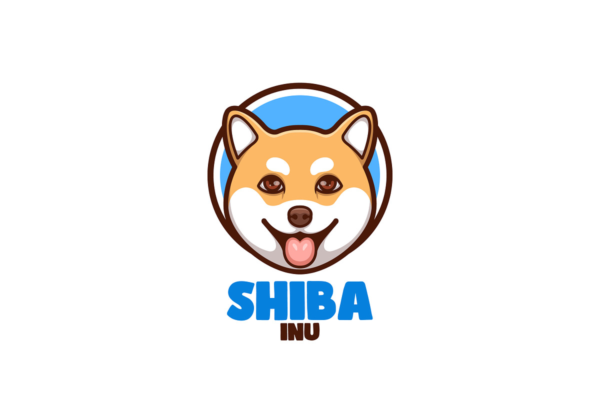 Shiba Inu Cartoon Mascot Logo, a Branding & Logo Template by Gumrega Studio