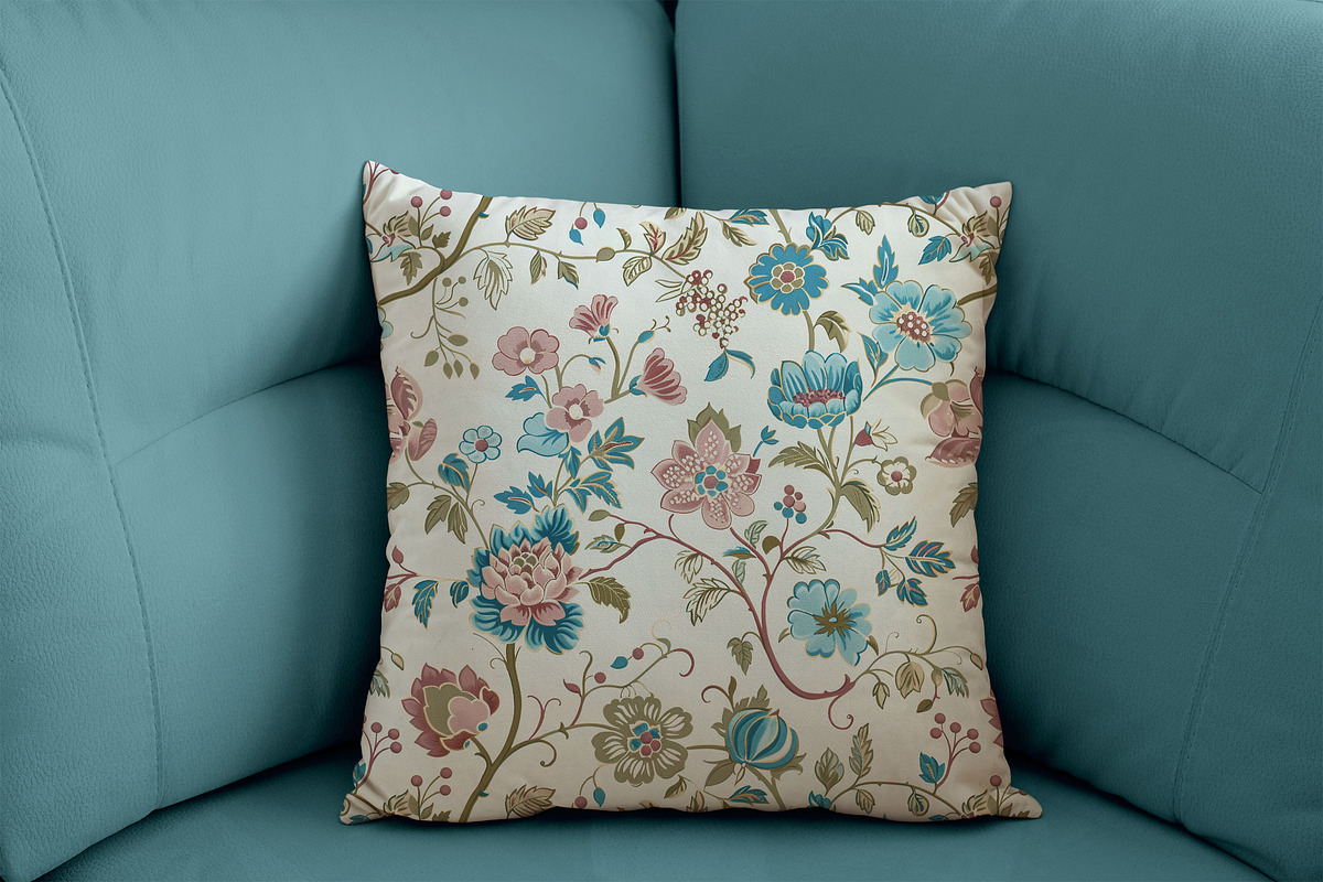 Chinoserie Floral Seamless Pattern, a Pattern Graphic by Olya Creative (Photo 8 of 11)